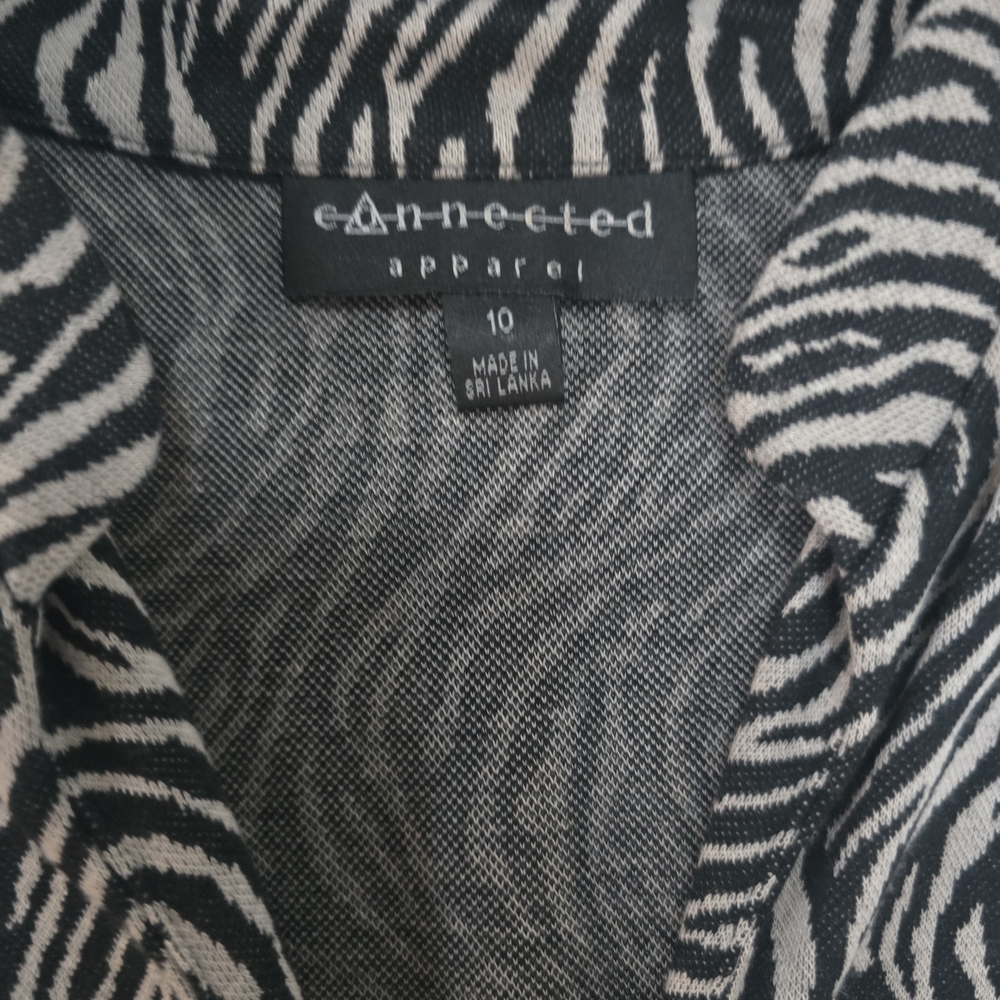 Connected Apparel Black and White Dress - Picture 5 of 6